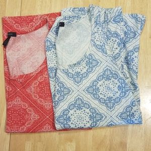Paisley Bandana Print Tommy Hilfiger Tank Top Bundle Small